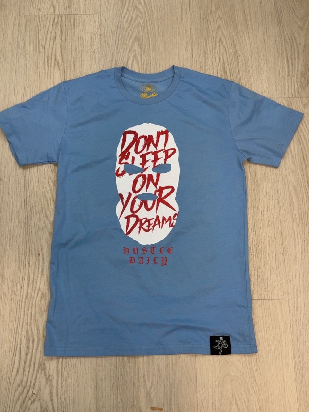 hasta muerte Graphic Tee - Light Blue